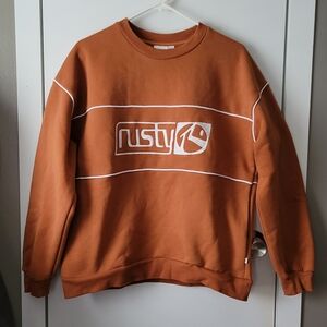 Rusty Orange Crewneck Sweatshirt